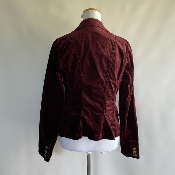 NWT Maeve by Anthropologie Velvet Blazer - sz 10 - Picture 6 of 7